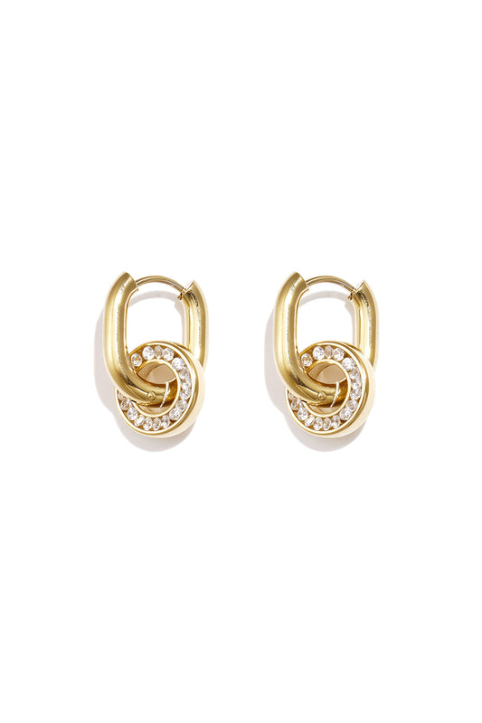 Elegant Zircon Drop Earrings for Everyday Glam