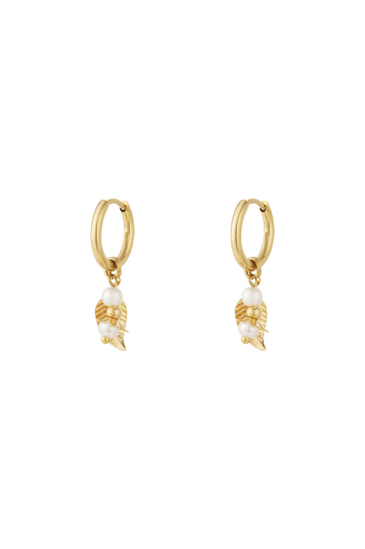 Elegant 14K Gold Plated Fruit Drop Earrings