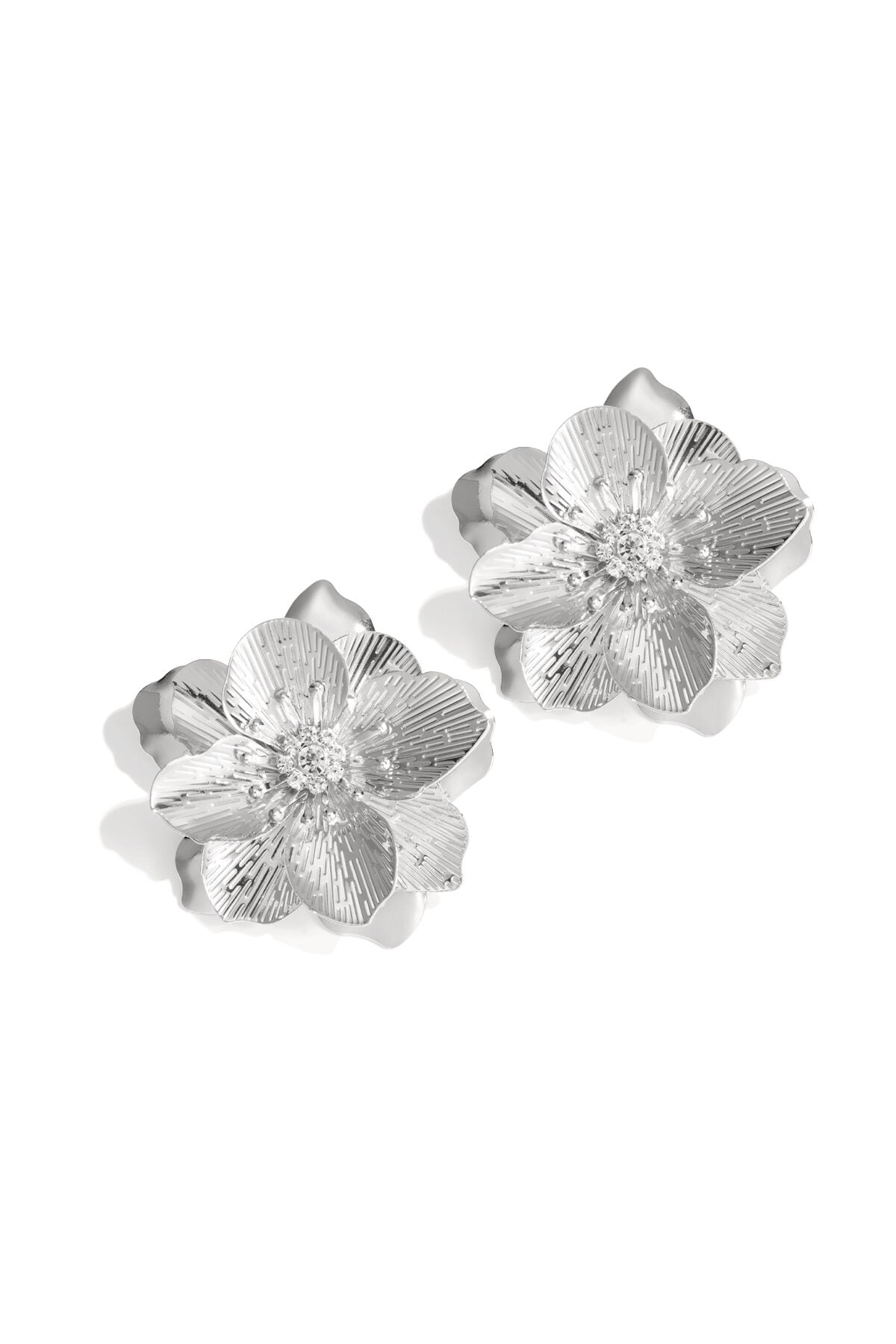 Elegant Flower Stud Earrings for Women, Luxurious & All Fit