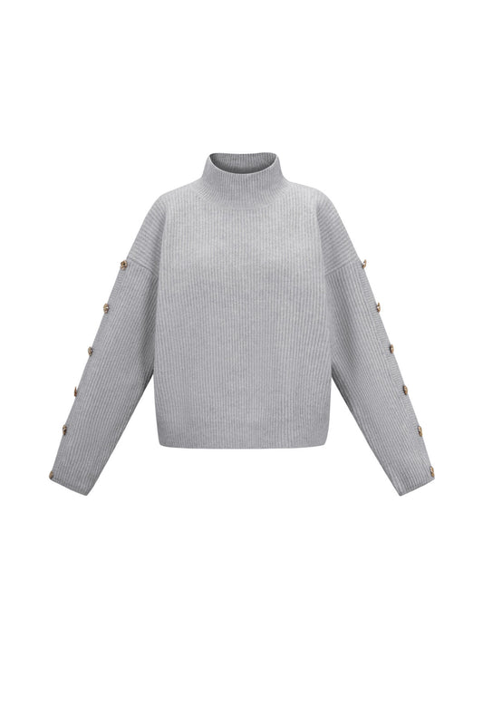 Cozy Knit Sweater for Fall & Winter in Trendy Colors