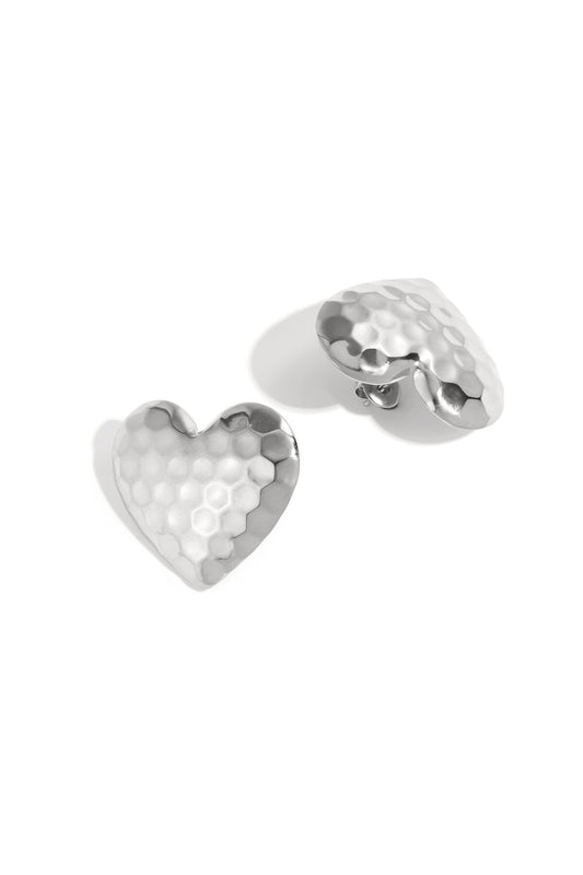 Stylish Heart Stud Earrings for Everyday Wear