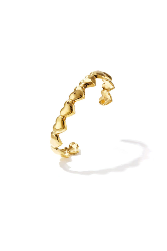 Elegant Heart Cuff Bracelet for All Occasions