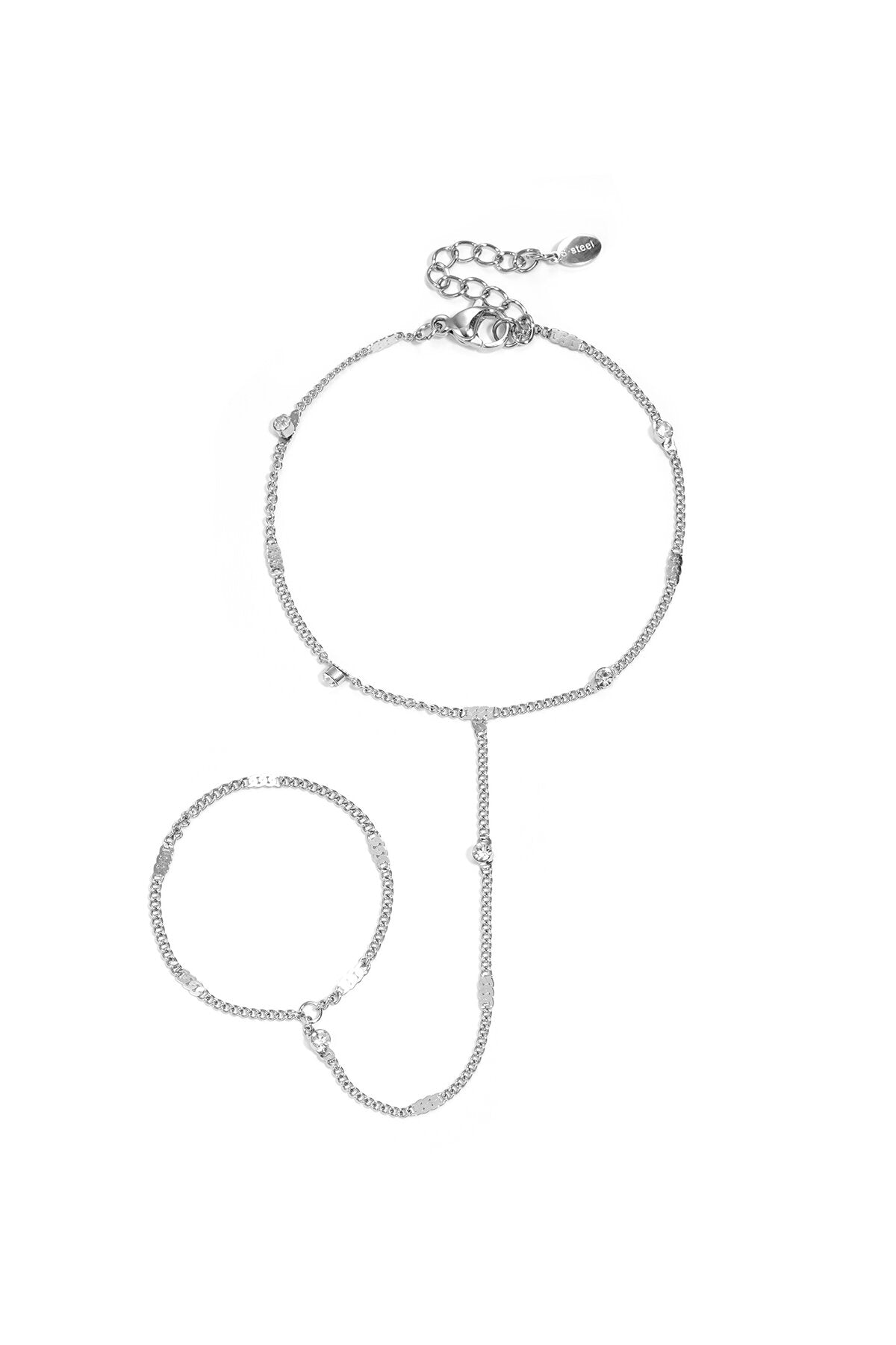 Elegant 14K Gold Plated Hand Chain for Daily Wear