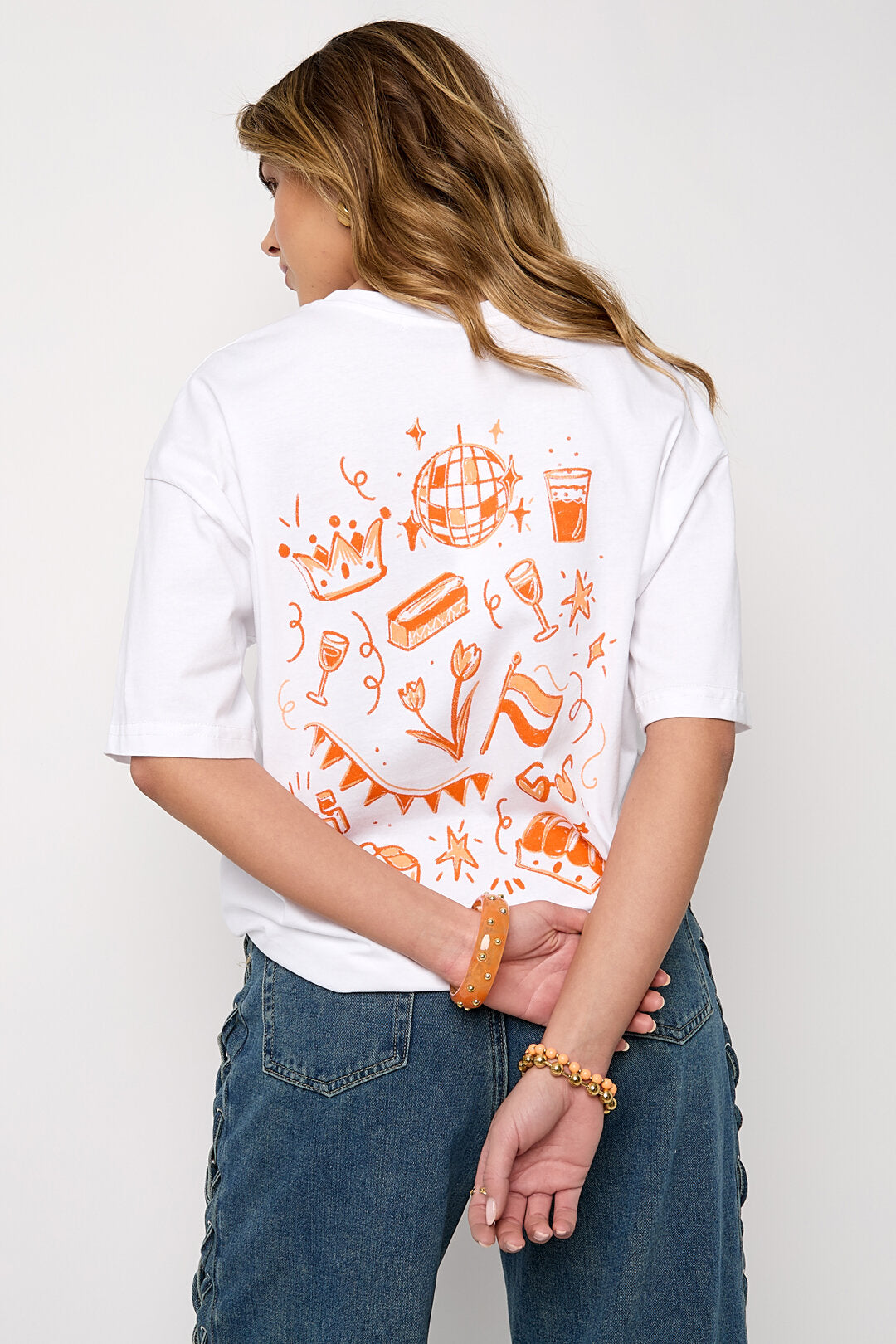 Crown Cartoon Pattern T-Shirt