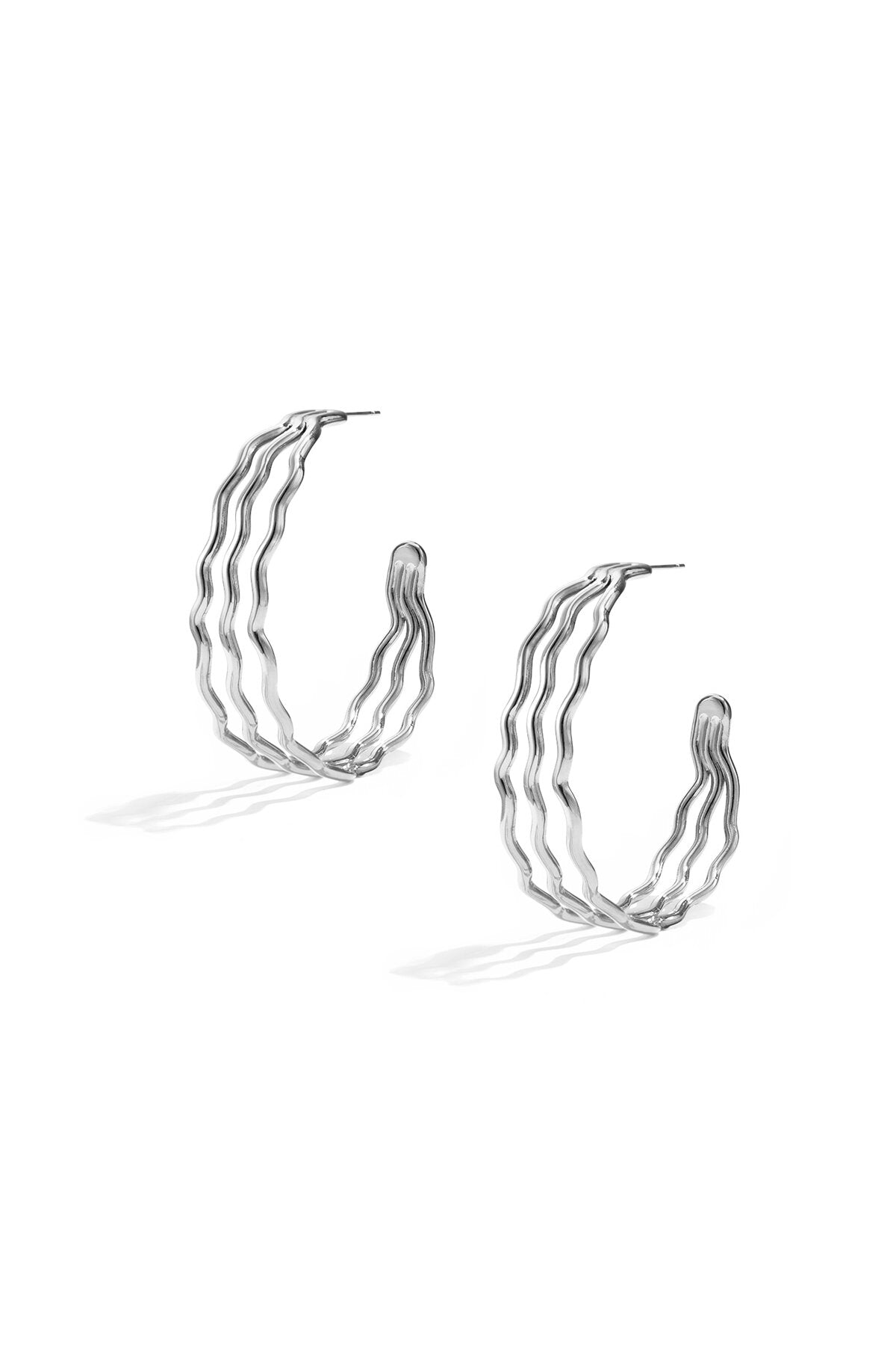 Stylish Stainless Steel Hoop Earrings for Everyday Glam