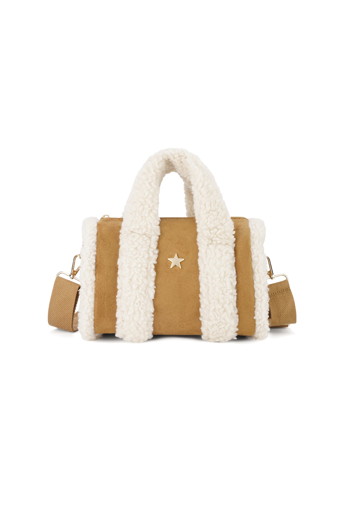 Chic Cotton Casual Shoulder Bag for Women - Fall/Winter