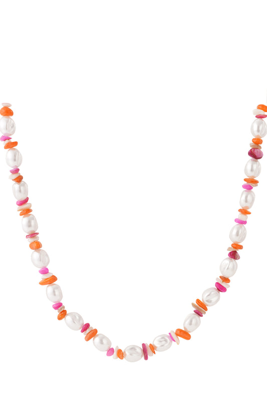 Chic Mixed Color Beaded Necklace for Everyday Style