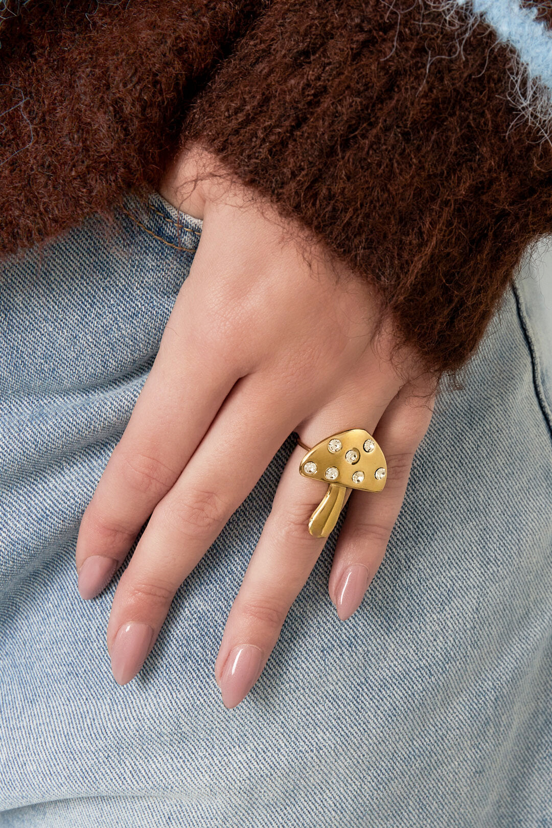Adjustable Gold Statement Ring for All Day Glam