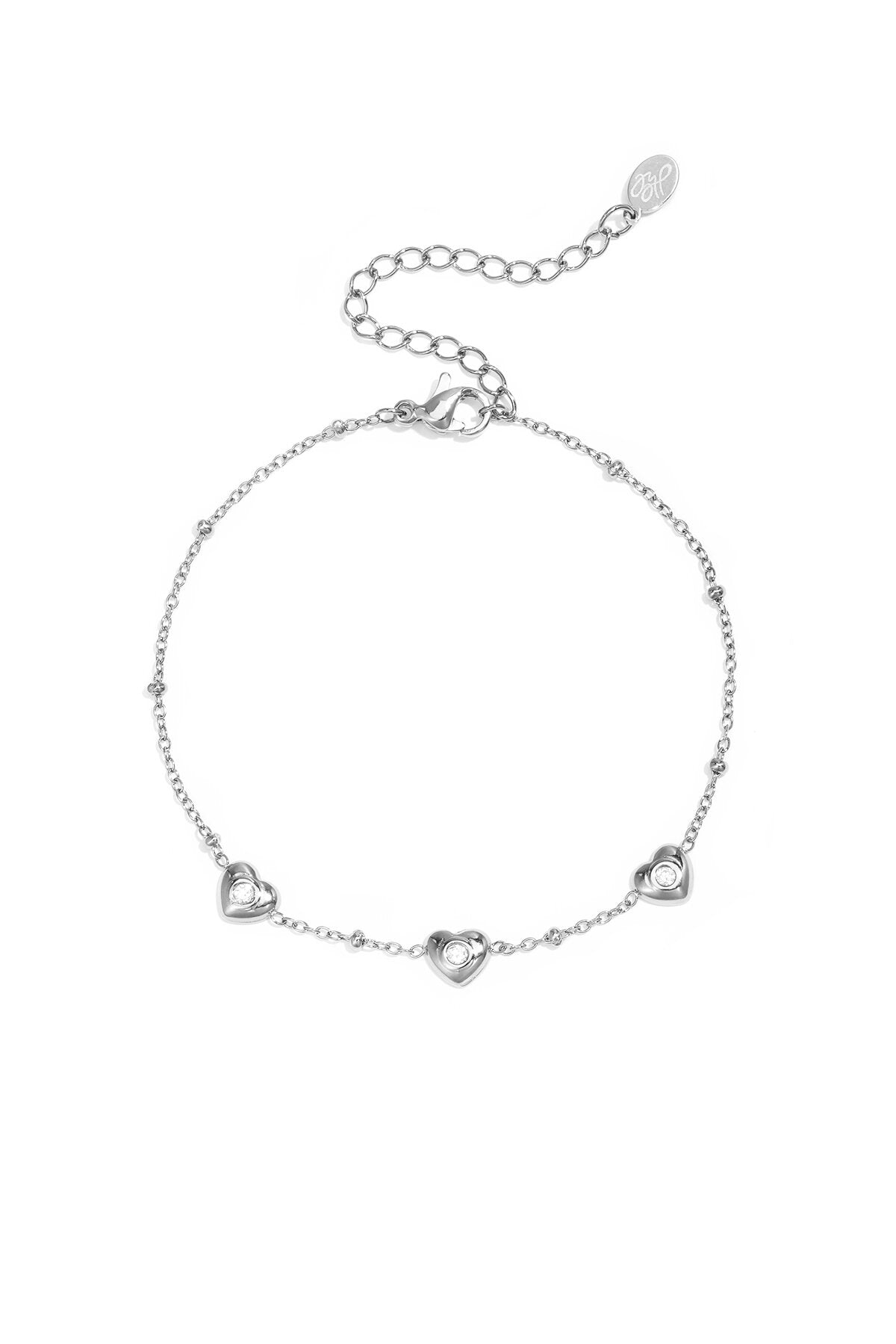 Elegant Heart Charm Bracelet for Daily Wear