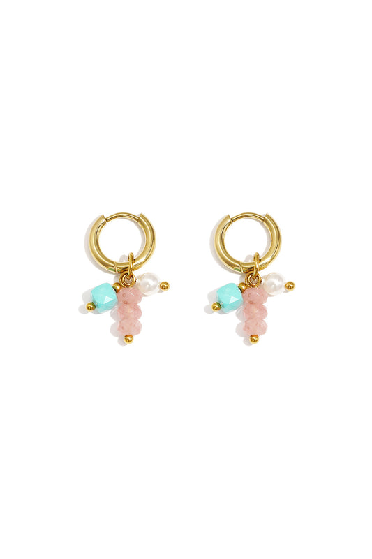 Stylish Polka Dot Beads Earrings for Spring/Summer