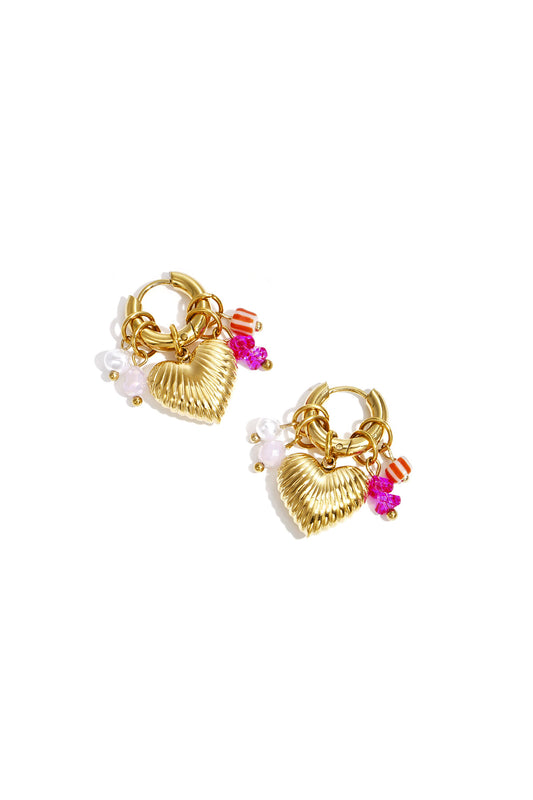 Elegant Gold Drop Earrings for Romantic Spring/Summer Looks