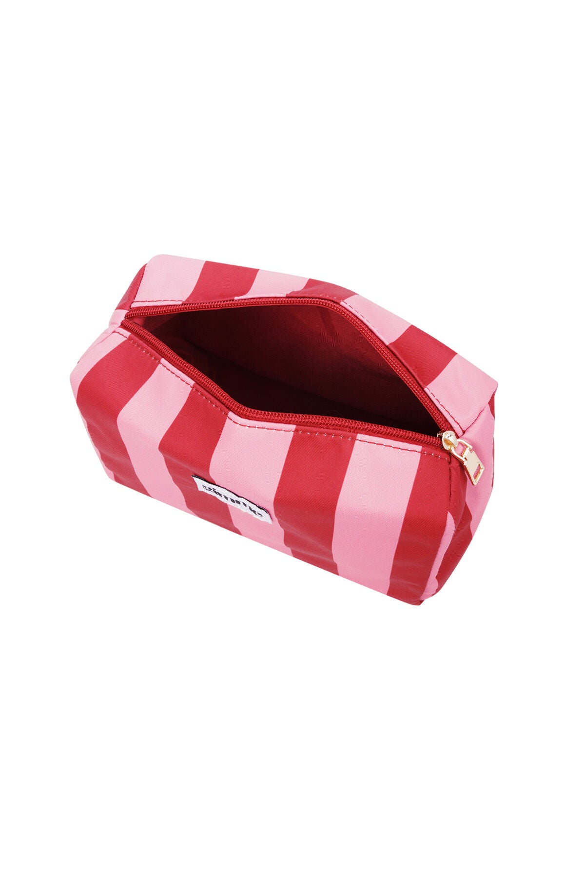 Stylish Pink Polyester Makeup Bag for Travel