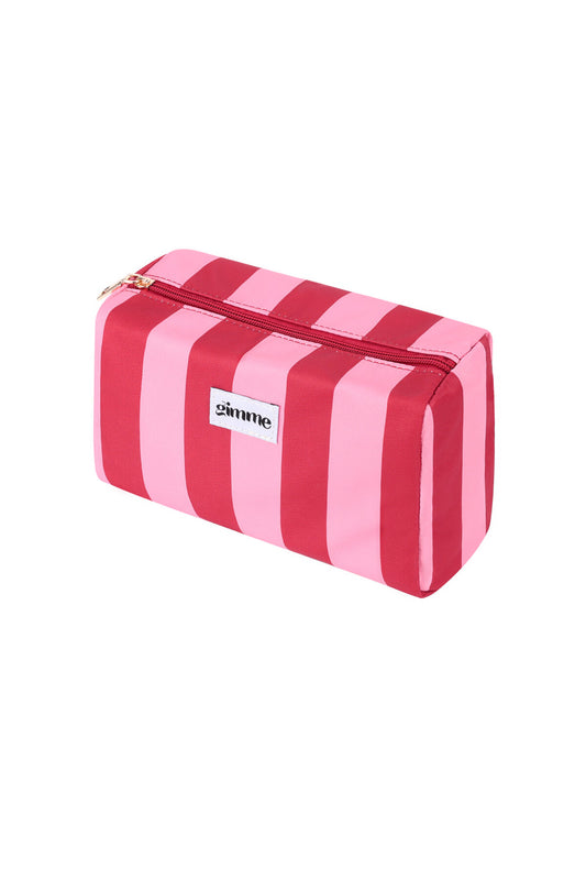 Stylish Pink Polyester Makeup Bag for Travel