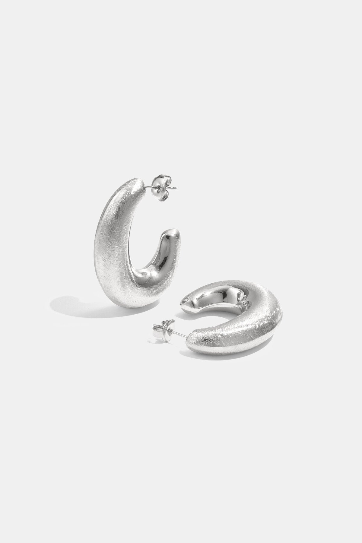 Stylish Silver & Gold Hoop Earrings for Everyday Glam
