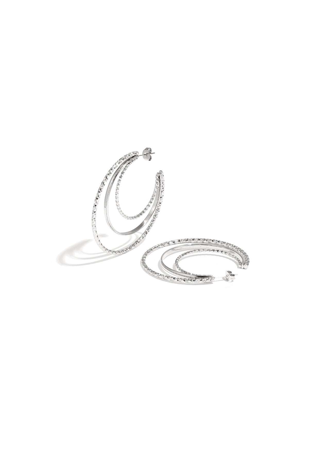 Stylish Stainless Steel Hoop Earrings for Women