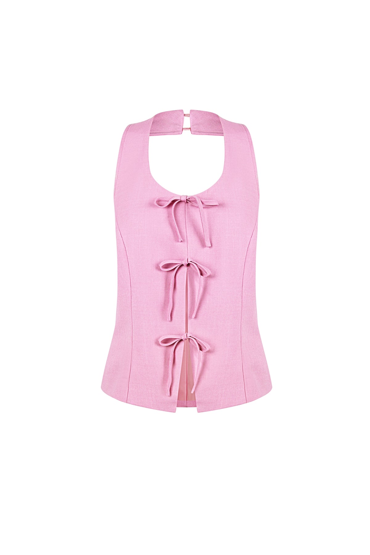 Stylish Bow Sleeveless Top for Spring/Summer