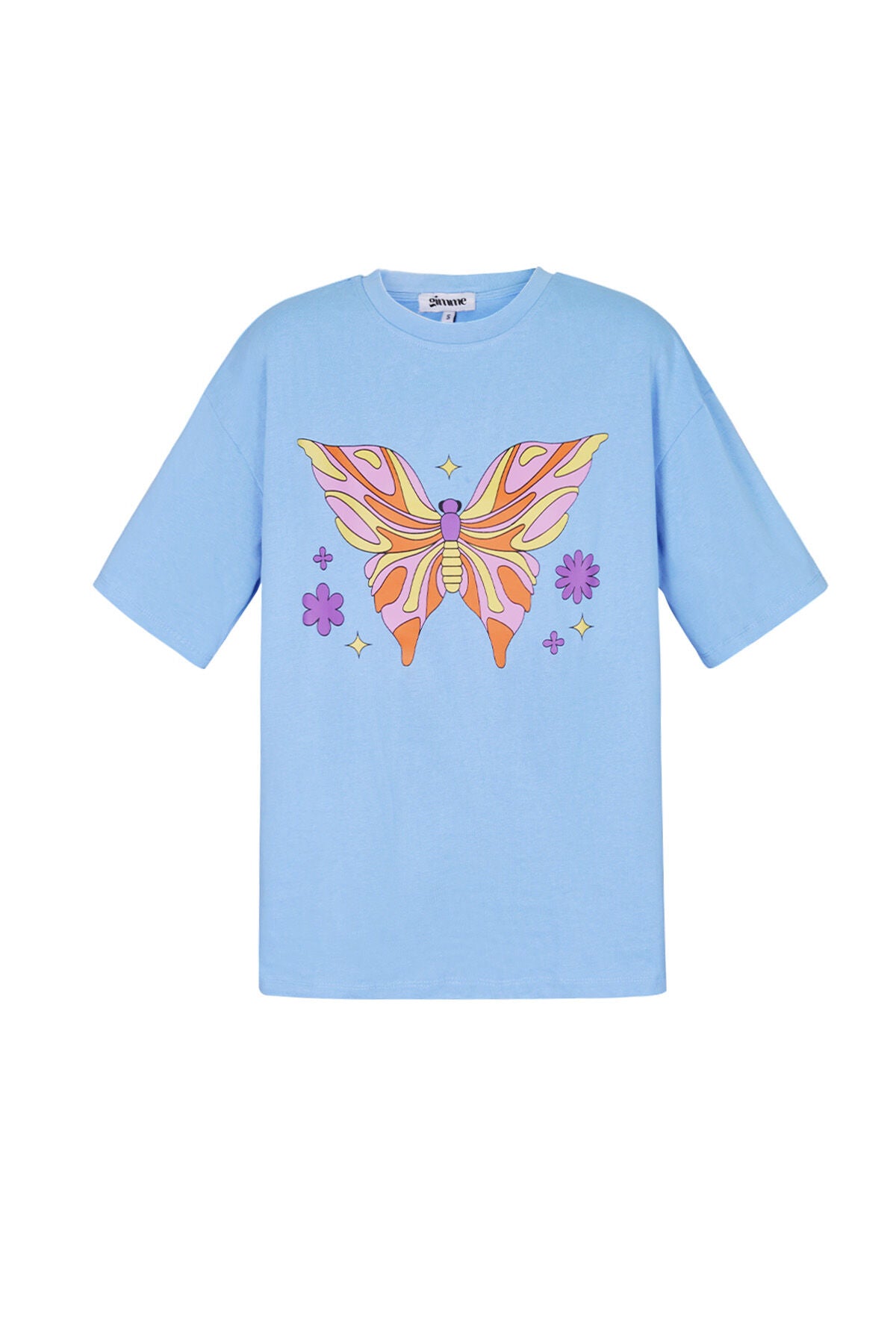 Soft Cotton Purple & Blue T-Shirts for Women