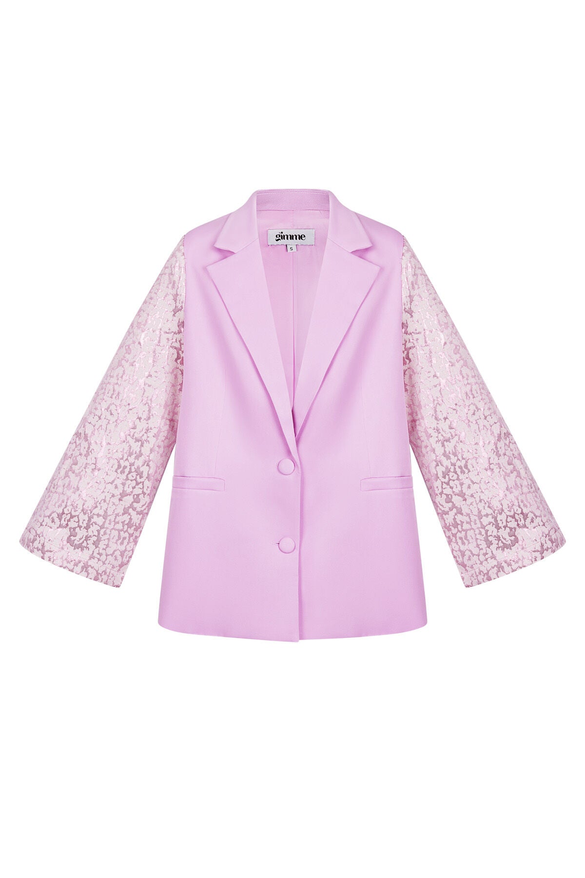 Elegant Ladies' Suit Set in Pink, Purple & Cream