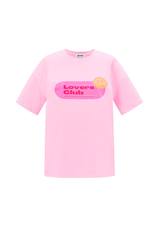 Stylish Pink Cotton T-Shirt for Spring/Summer