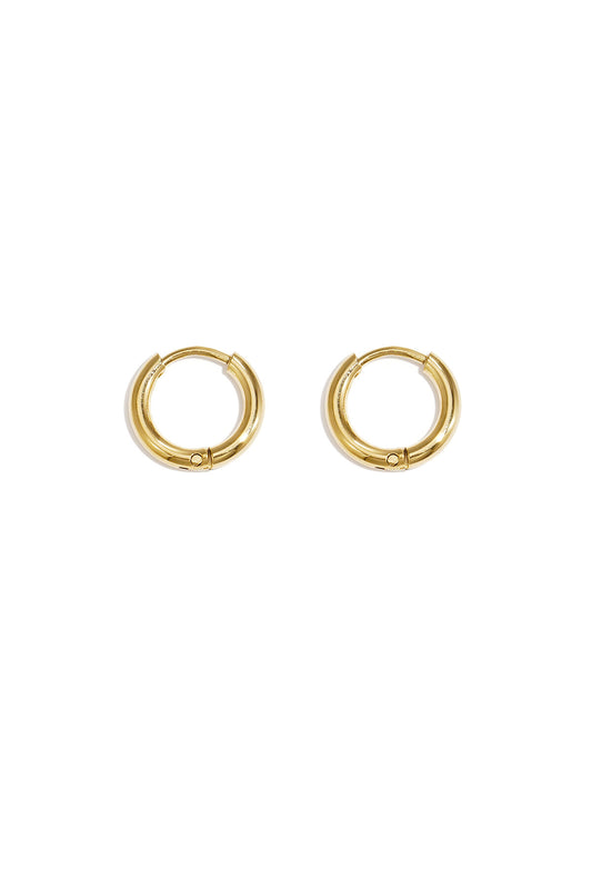 Elegant Stainless Steel Hoop Earrings for Women