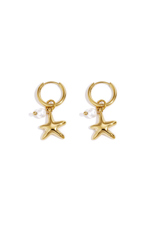 Stylish Starfish Drop Earrings for Everyday Wear