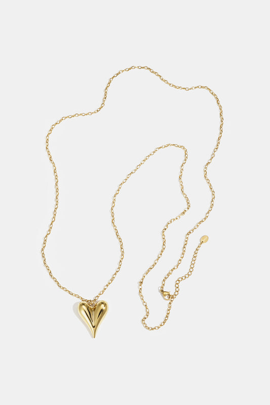 Elegant Long Heart Necklace for Everyday Wear