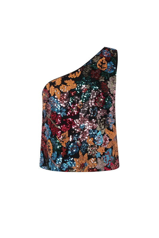 Elegant Sequin Sleeveless Top for Spring/Summer