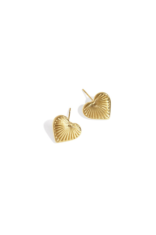 Elegant Mini Heart Stud Earrings for Daily Wear