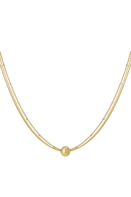 Elegant 14K Gold Plated Irregular Pendant Necklace
