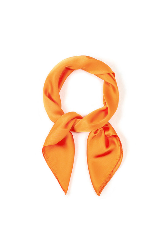 Vibrant Orange Summer Scarf for Effortless Style