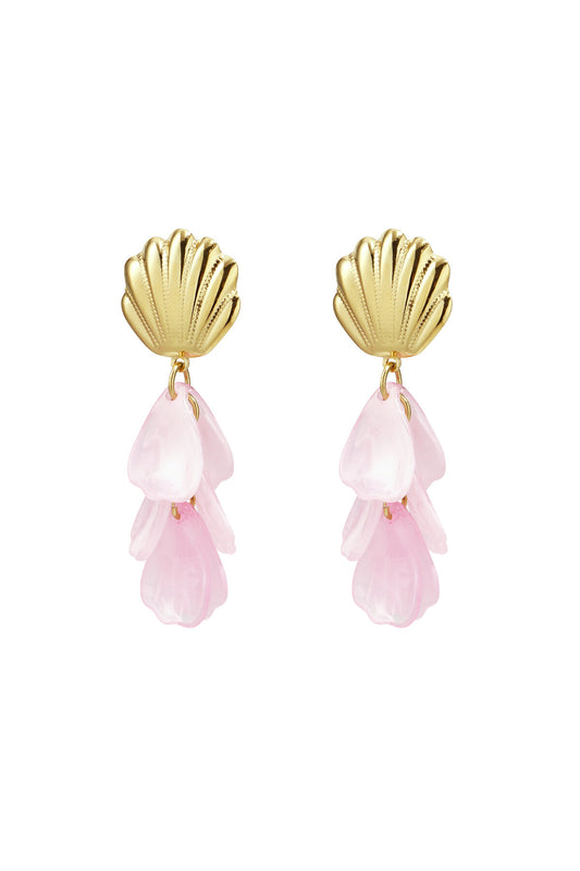 Elegant Shell Drop Earrings for Spring/Summer