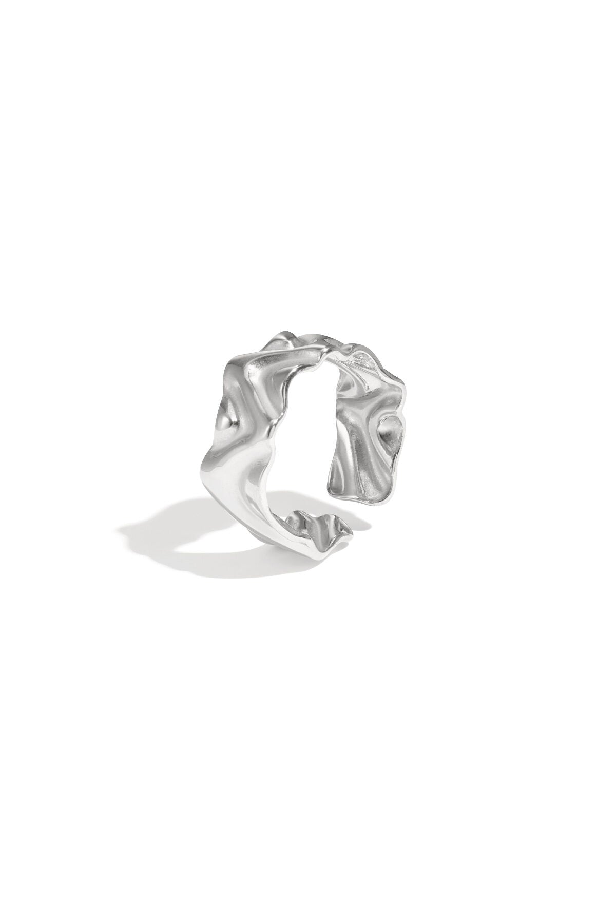 Elegant Minimalist Adjustable Ring - Silver & Gold