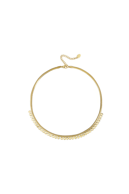 Stylish Polka Dot Chain Necklace for Everyday Elegance