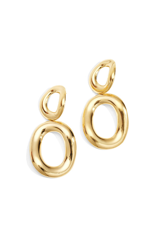 Elegant Circle Drop Earrings for Everyday Wear