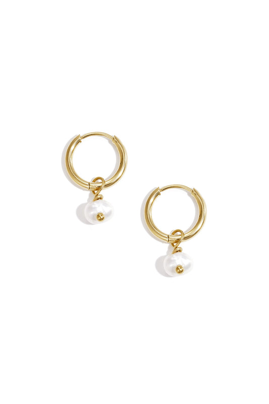 Elegant Stainless Steel Drop Earrings in Grey, Pink, and White