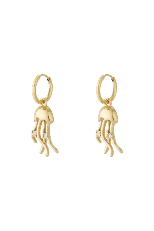 Elegant Oceanic Style Rhinestone Drop Earrings
