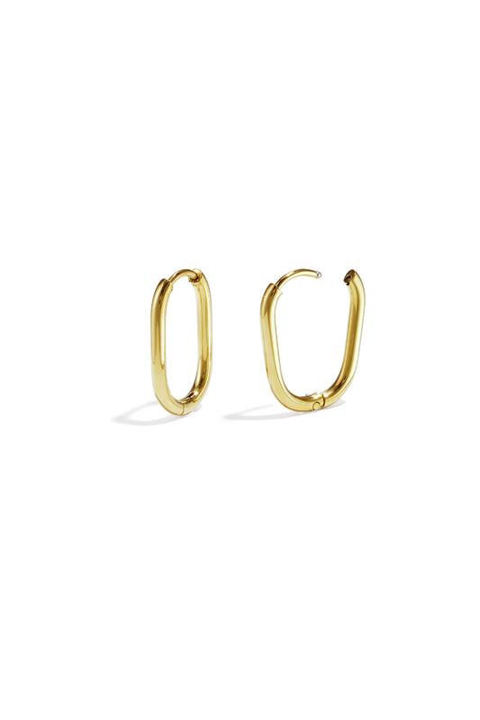 Stylish Irregular Rectangle Hoop Earrings for Women