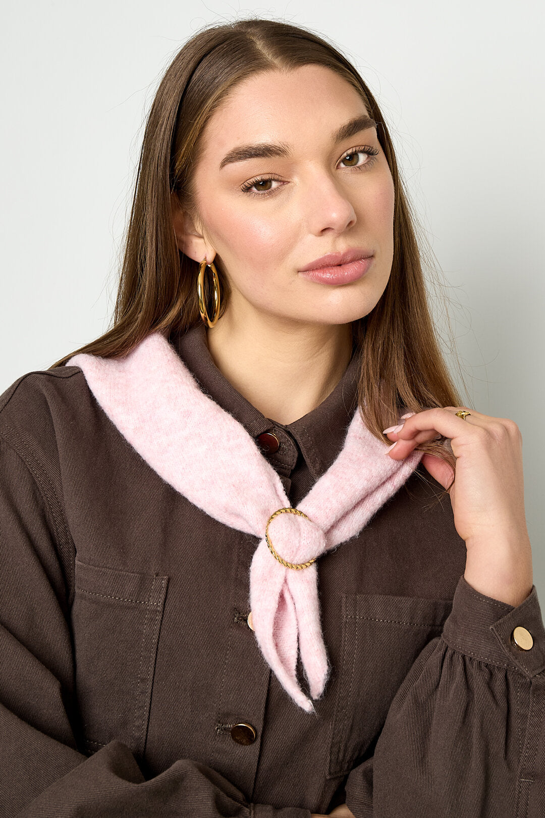 Stylish Gold Silk Scarf Clip for All Occasions