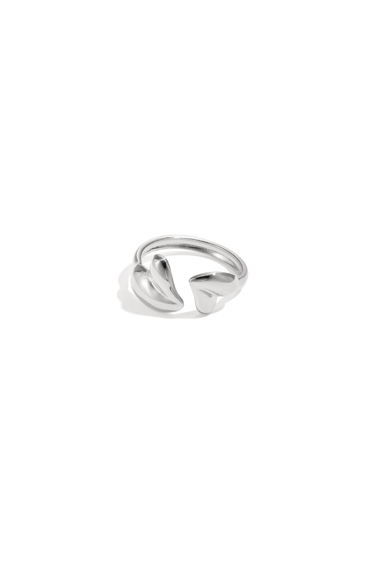 Elegant Minimalist Heart Ring - Adjustable All-Fit