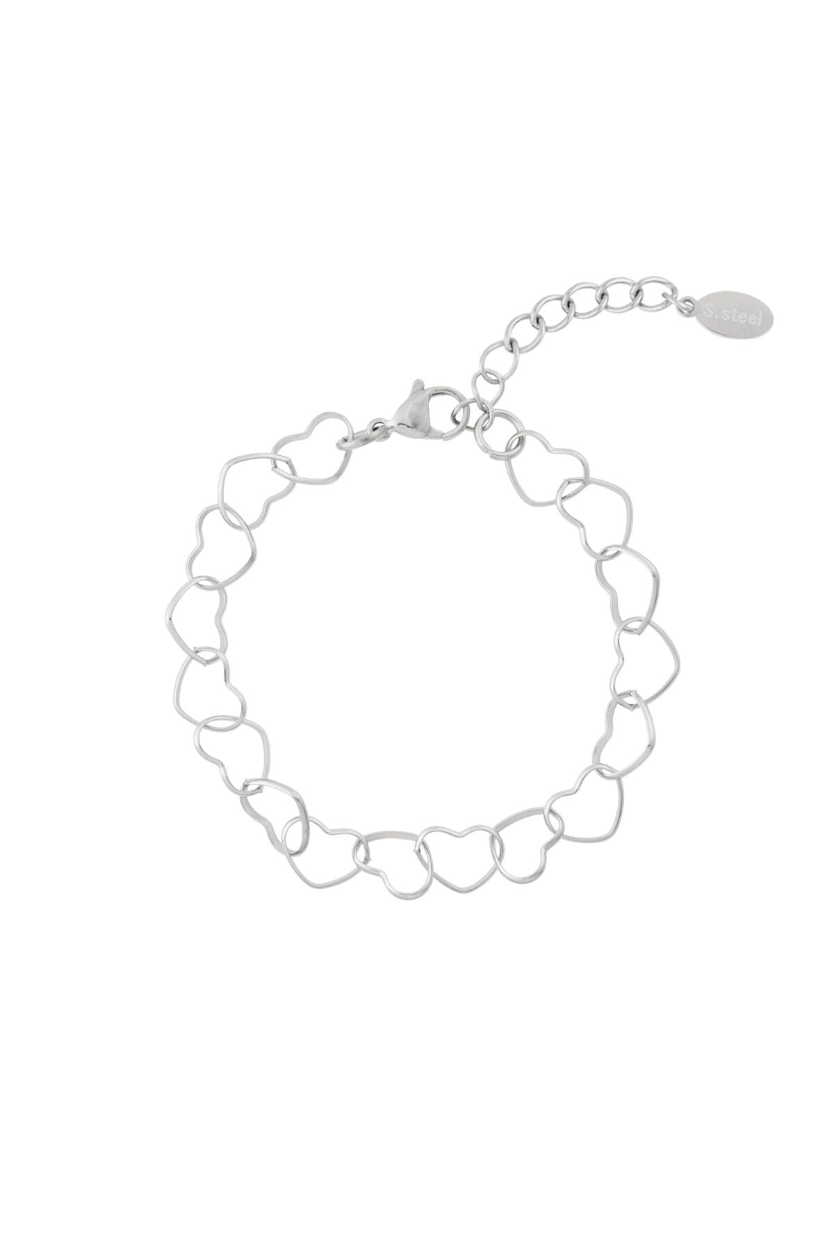 Elegant Heart Chain Bracelet for Everyday Wear