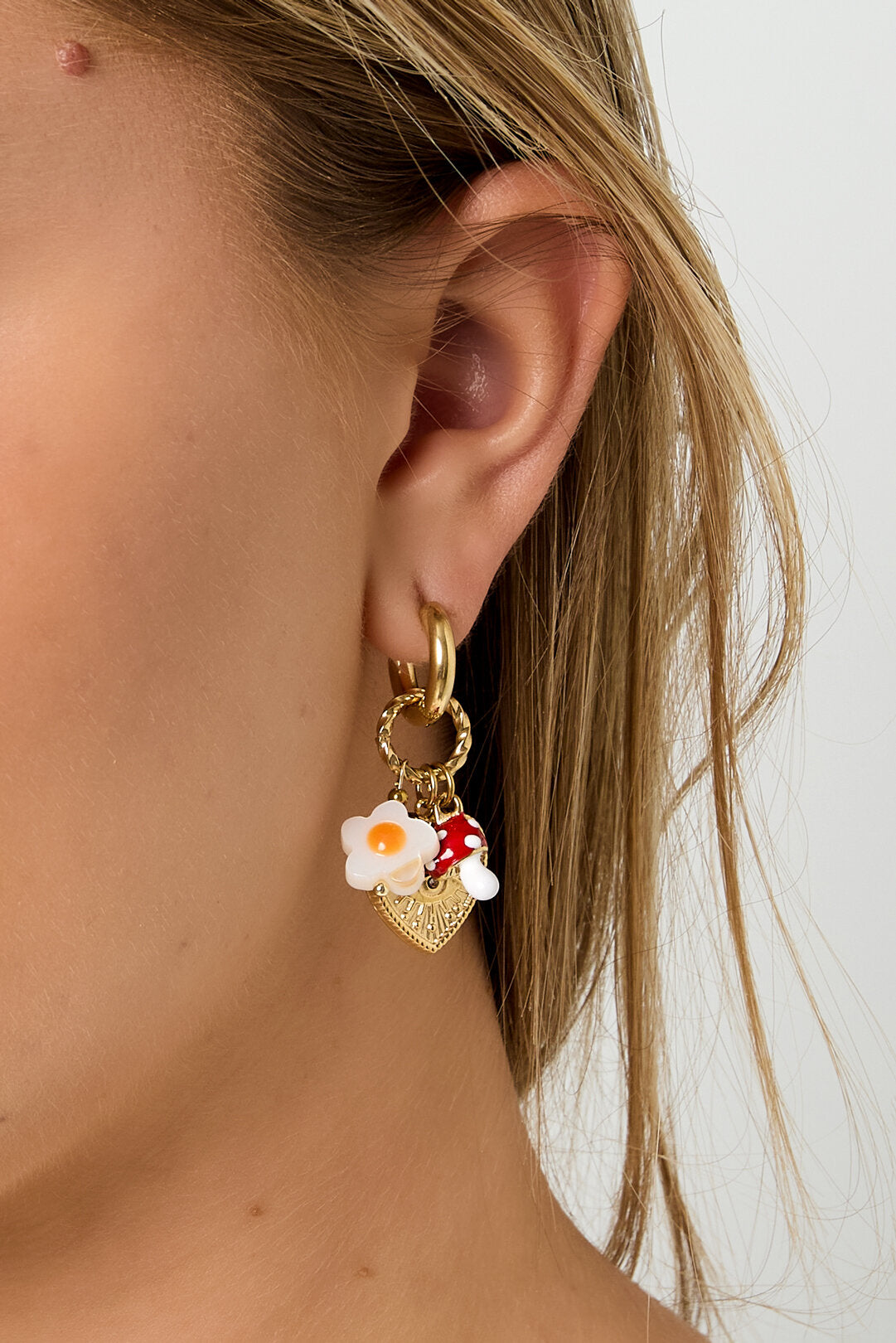 Elegant Gold Color Drop Earrings for Women