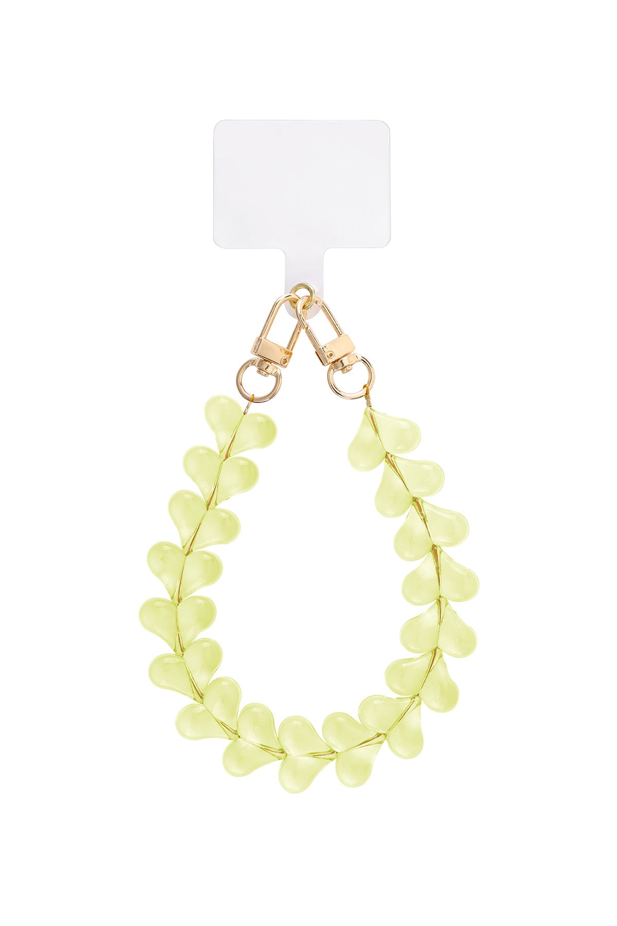 Chic Acrylic Phone Chains in Pastel Shades