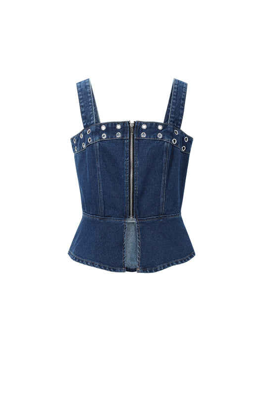 Gimme Women's Denim Top: All Fit, 2-Piece Set, Cotton Comfort