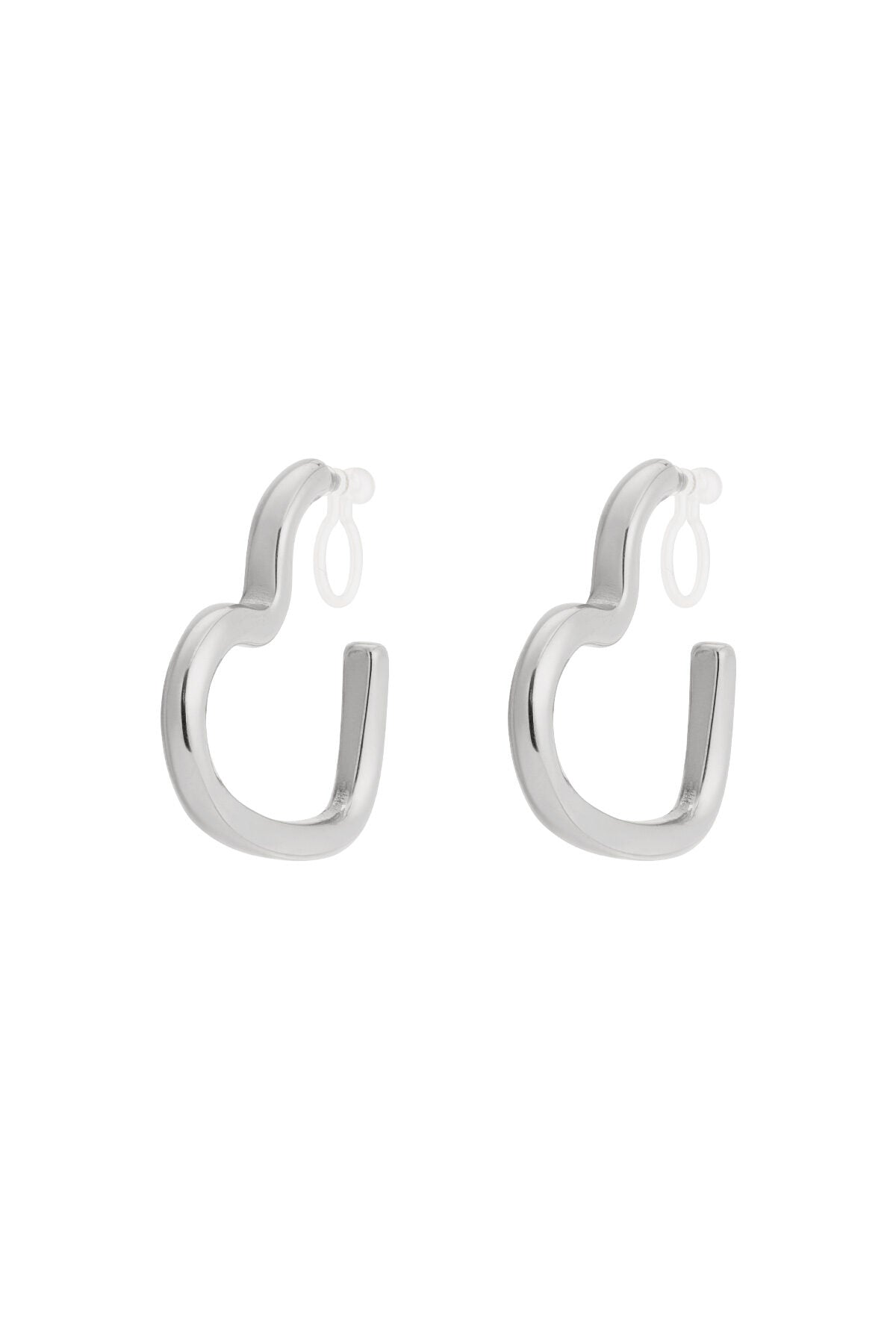 Elegant Heart-Shaped Clip-On Earrings for All