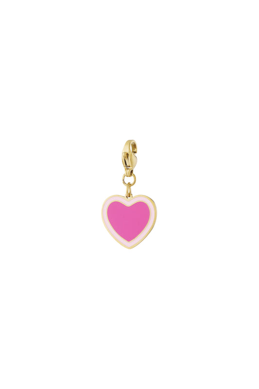 Charming Heart-Shaped Enamel Charms for Everyday Elegance