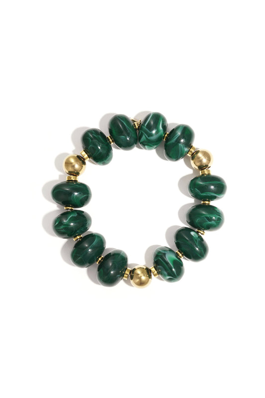 Elegant Resin Beaded Bracelets for Women - Fall/Winter Style