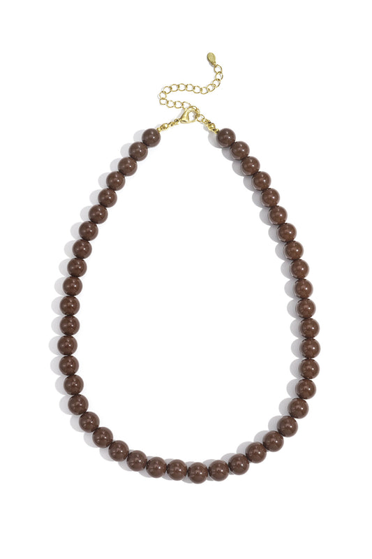 Elegant Resin Beaded Necklace for Everyday Wear