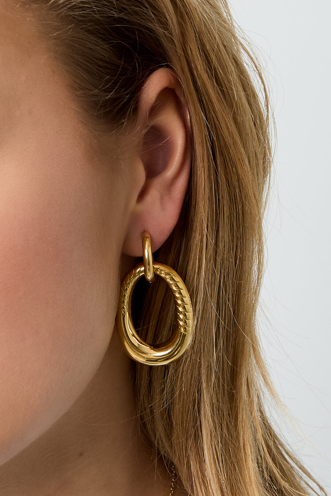 Elegant Gold Drop Earrings for Women - Simple & Stylish