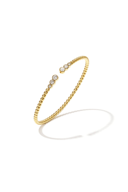 Elegant Gold Cuff Bracelet for Women - All Fit