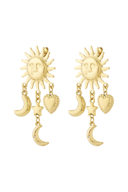 Elegant Sun Drop Earrings for Everyday Glam